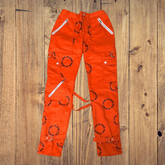 Vlone Bondage Circle Logo Orange Pant